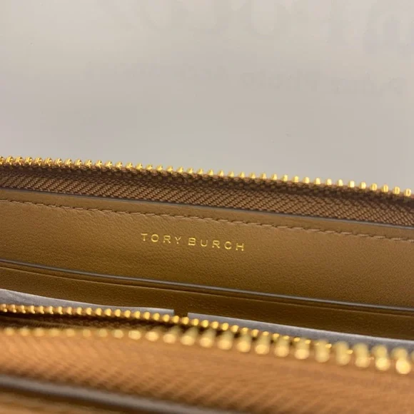 NWT Tory Burch Fleming Soft Zip Continental Wallet Moose/909 64314 - Picture 7 of 14